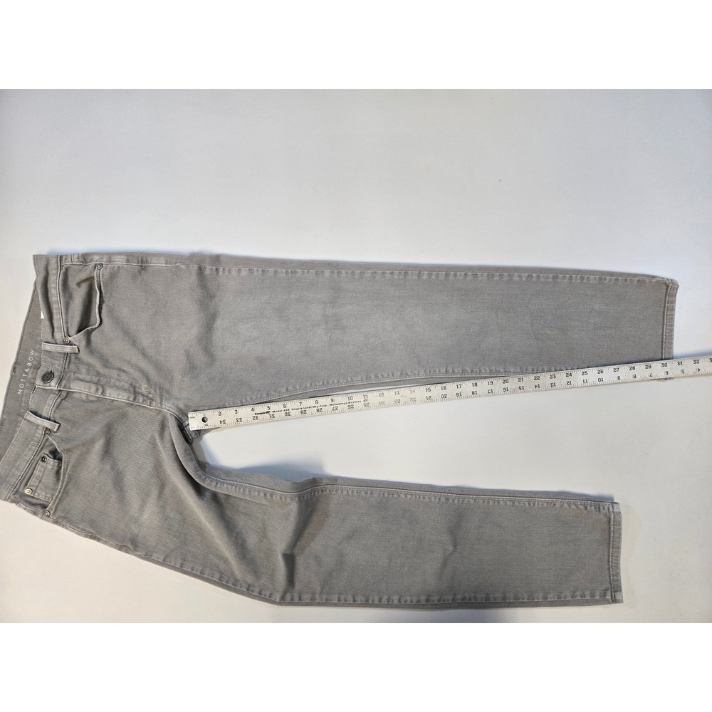 Mott & Bow Mercer Slim Fit Jeans Mens 30x32 Light Grey Stretch Denim Pants - Picture 16 of 16